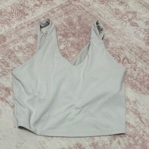 all in motion Light Gray/White Athletic Tank Top
